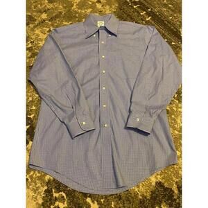 Brooks Brothers Slim Fit Non-Iron Checkered Shirt - Size 15½/32